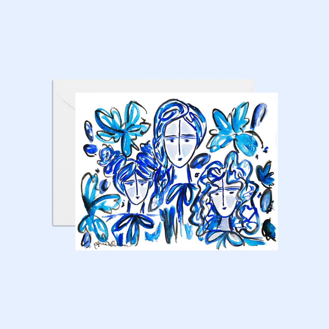 Azure Sisters Notecards