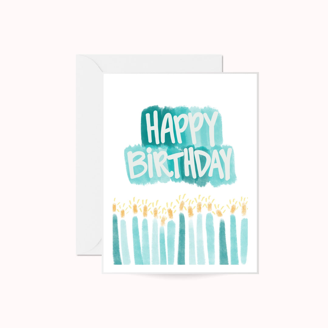 Birthday Candles Greeting Card