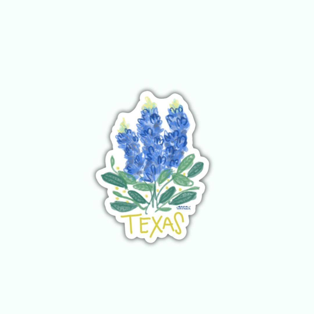 Texas Bluebonnet Sticker