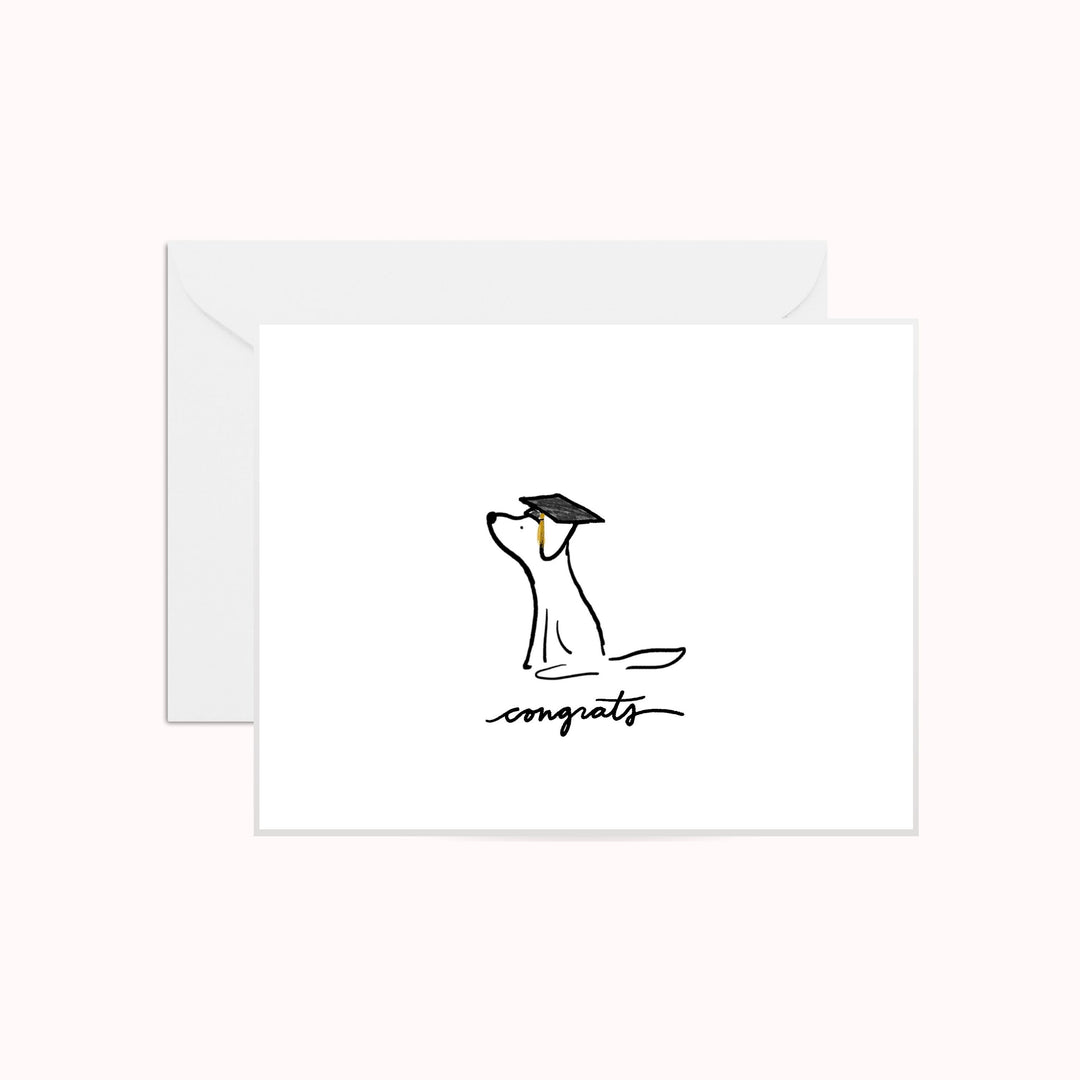 Congrats Dog Greeting Card