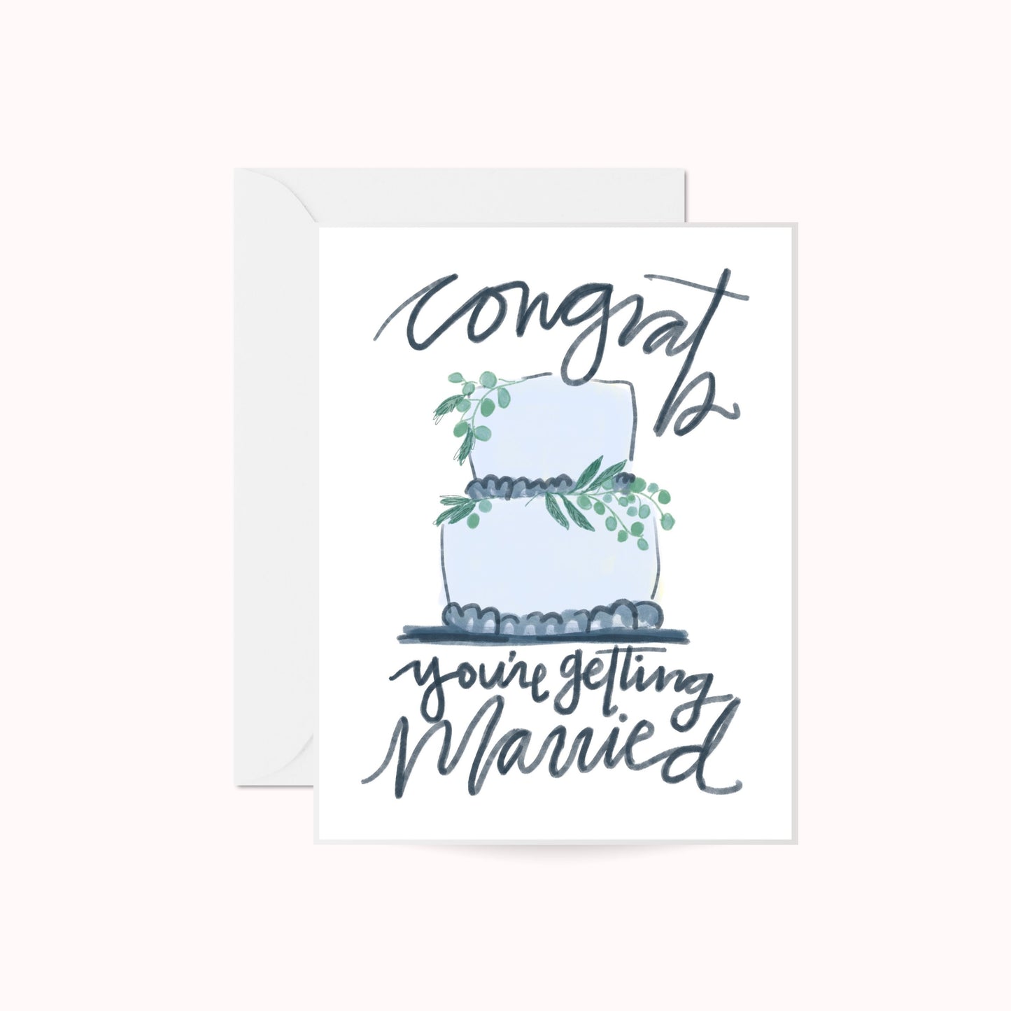 Congrats You're Married Greeting Card