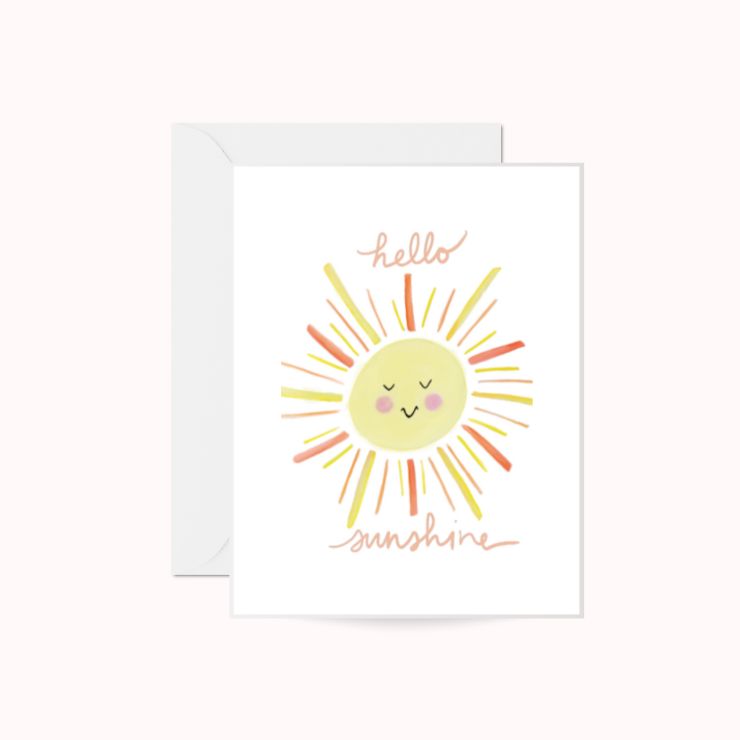 Hello Sunshine Greeting Card