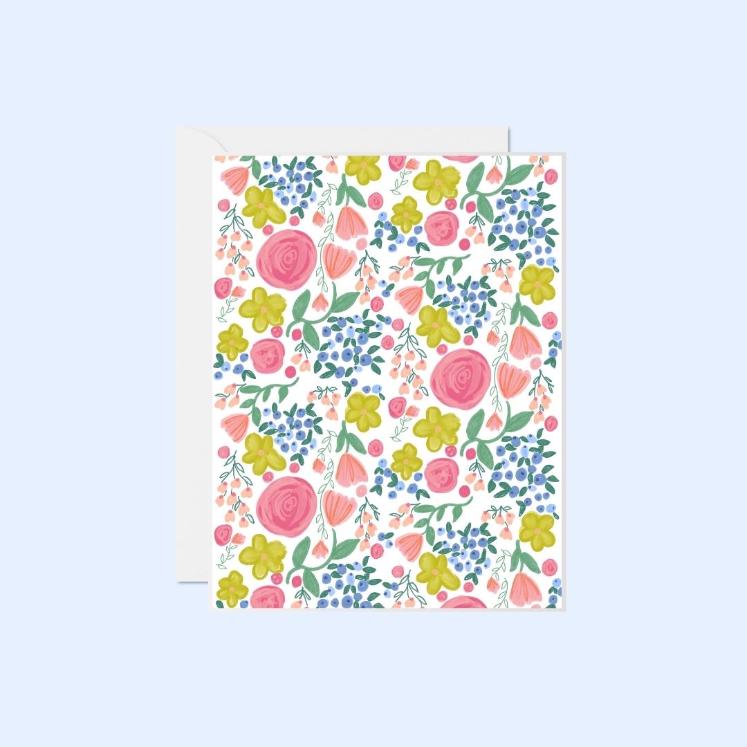 Emmeline Notecard Set in White