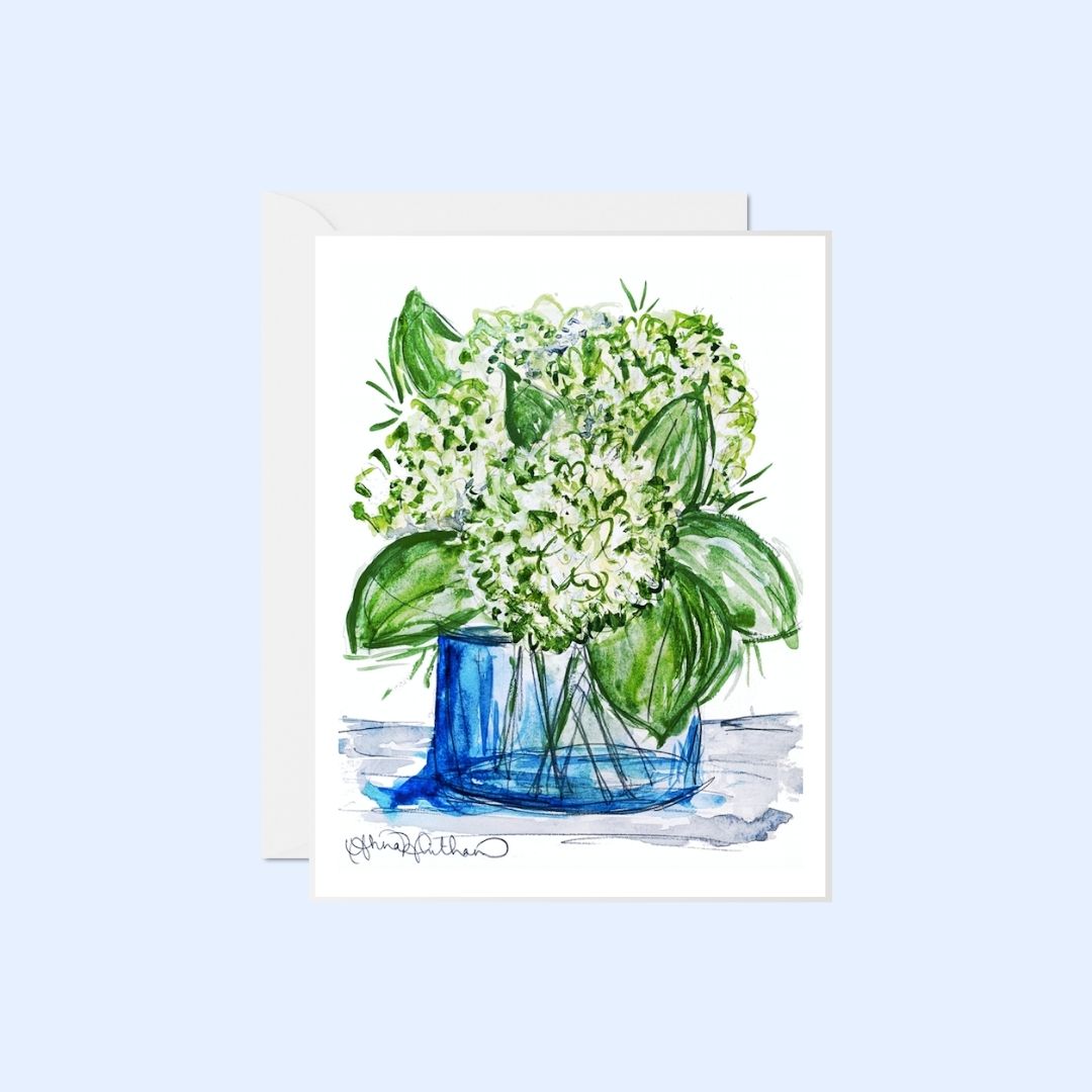 Hydrangea Bouquet Notecards