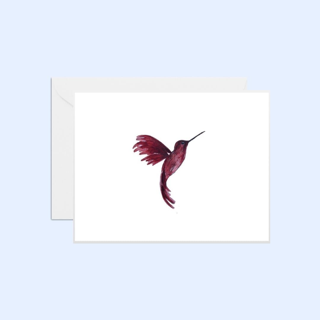 Scarlet Hummingbird Notecards