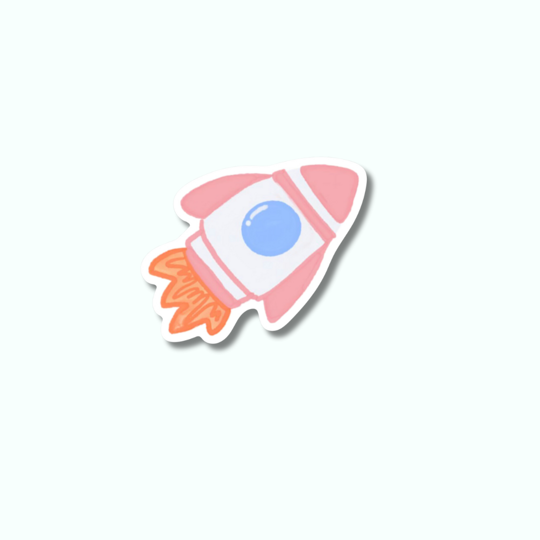 Spaceship Sticker