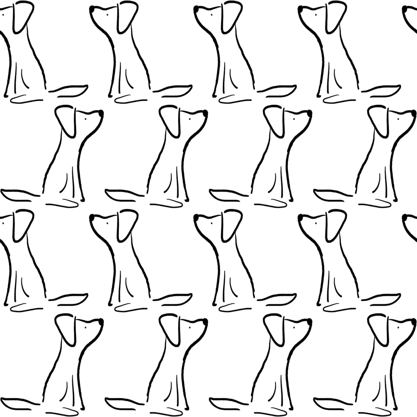 Simple Dog Wrapping Paper