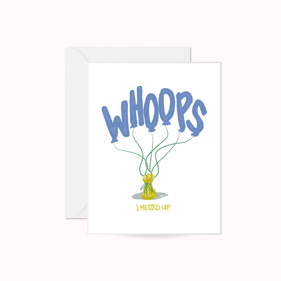 Whoops Greeting Card