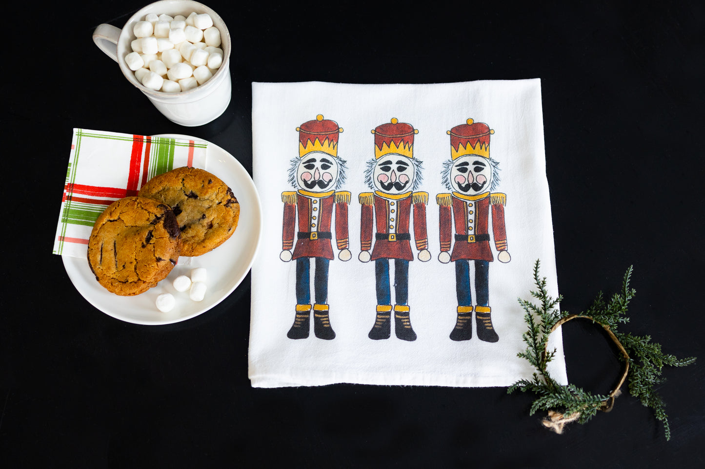 Traditional Nutcracker Tea Towel