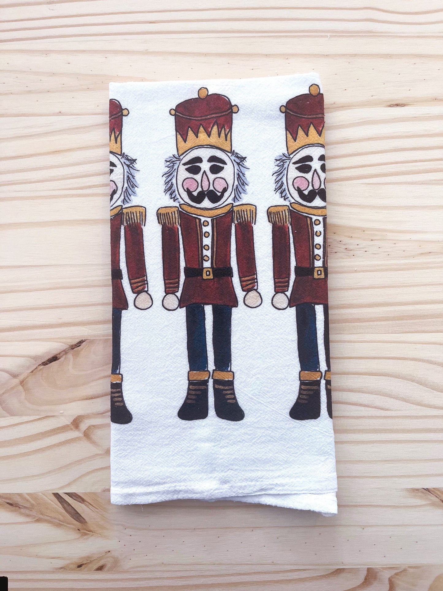 Traditional Nutcracker Tea Towel