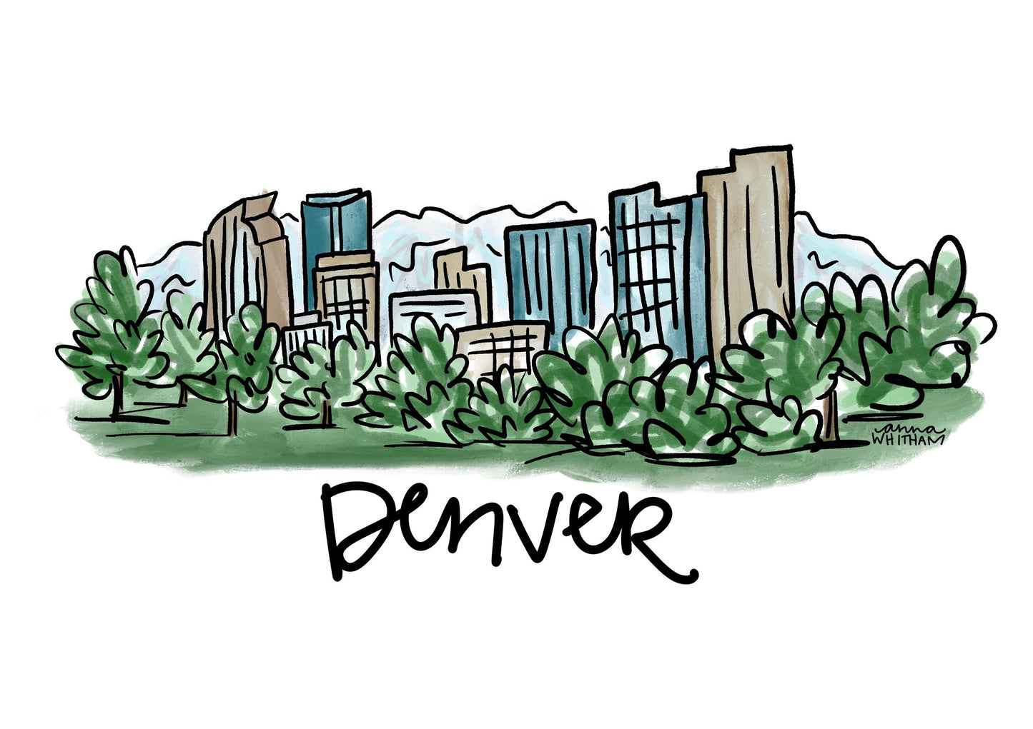 Denver Sticker