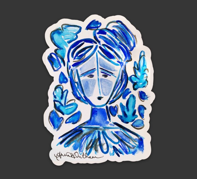Cobalt Margaret Magnet