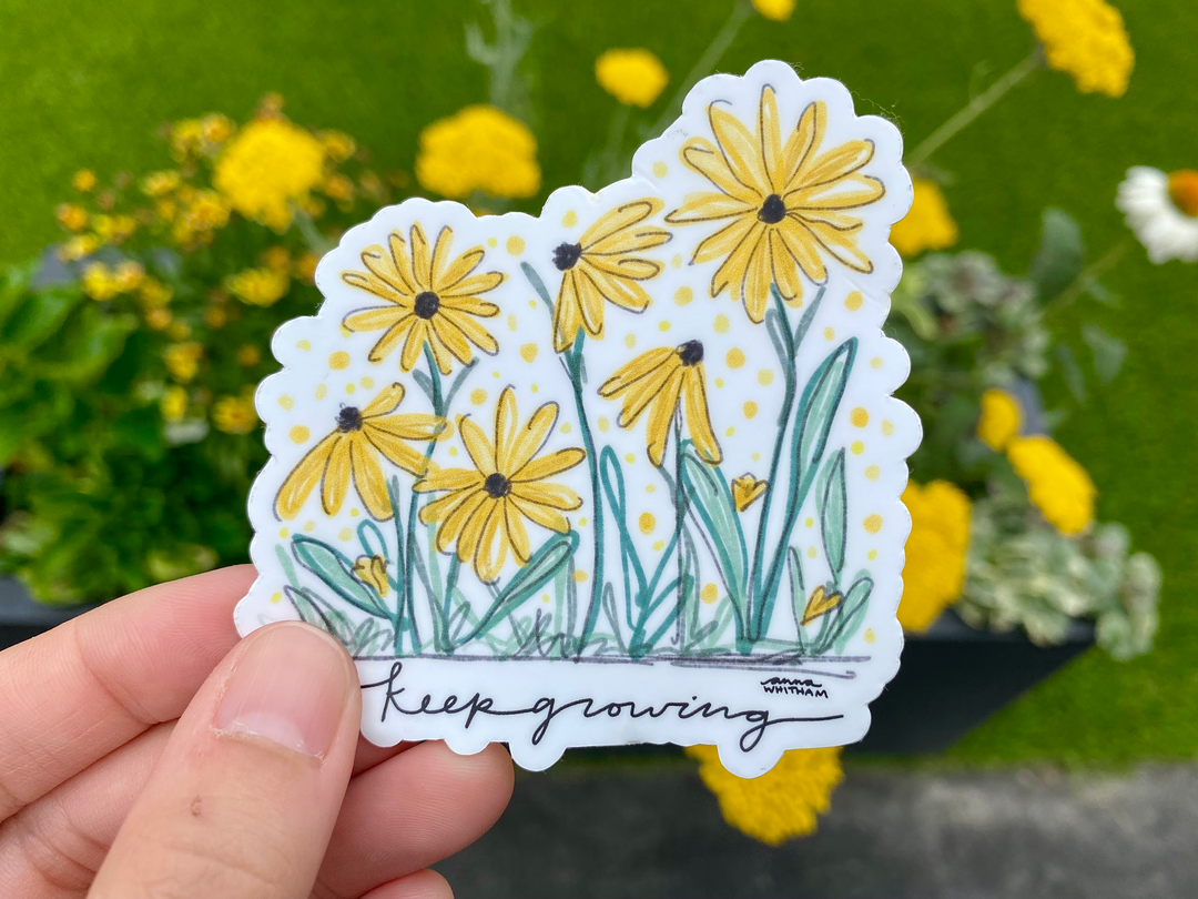 Keep Growing Sticker