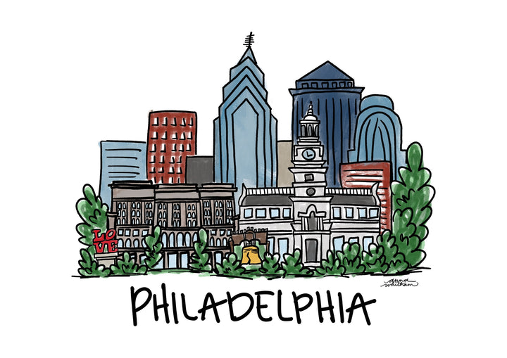 Philadelphia Tea Towel