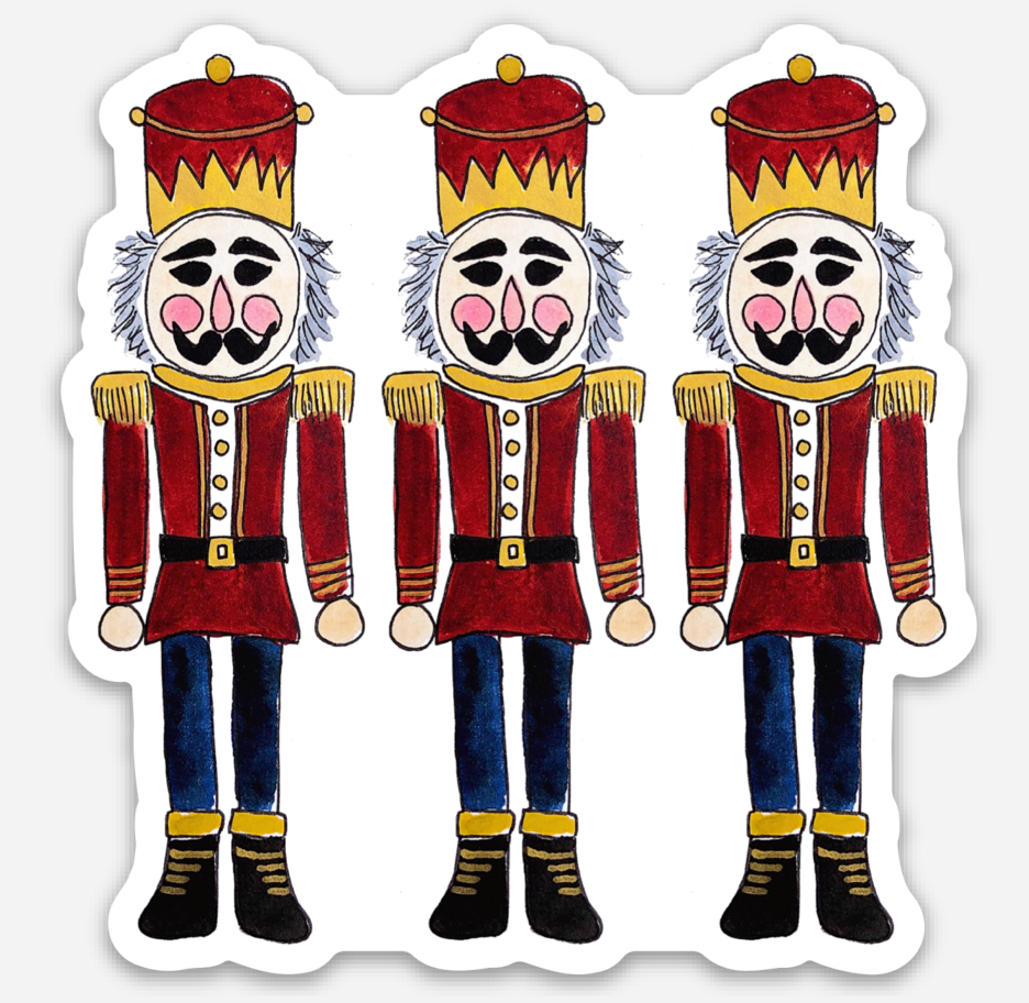 Traditional Nutcrackers Sticker