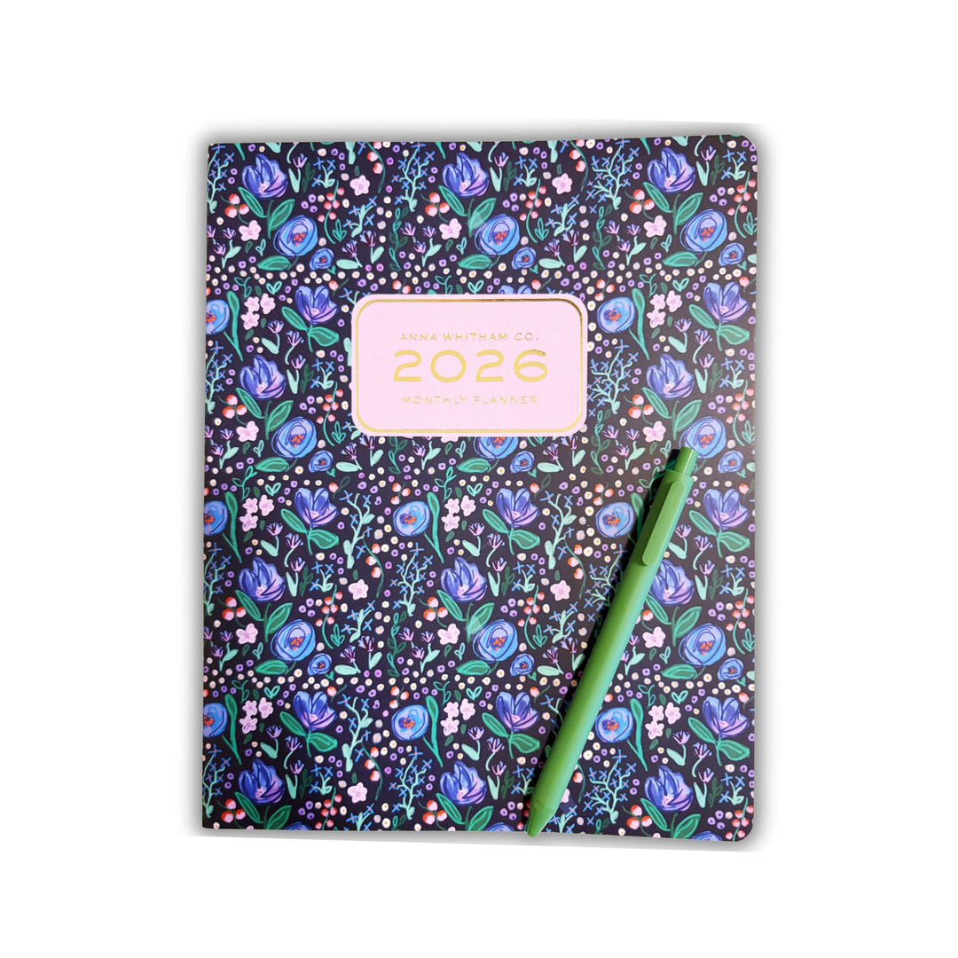 Alison Floral 2026 Monthly Planner