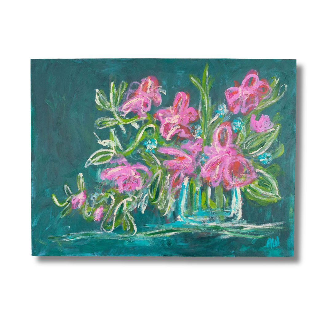 Onward with Lilies - 18 x 24