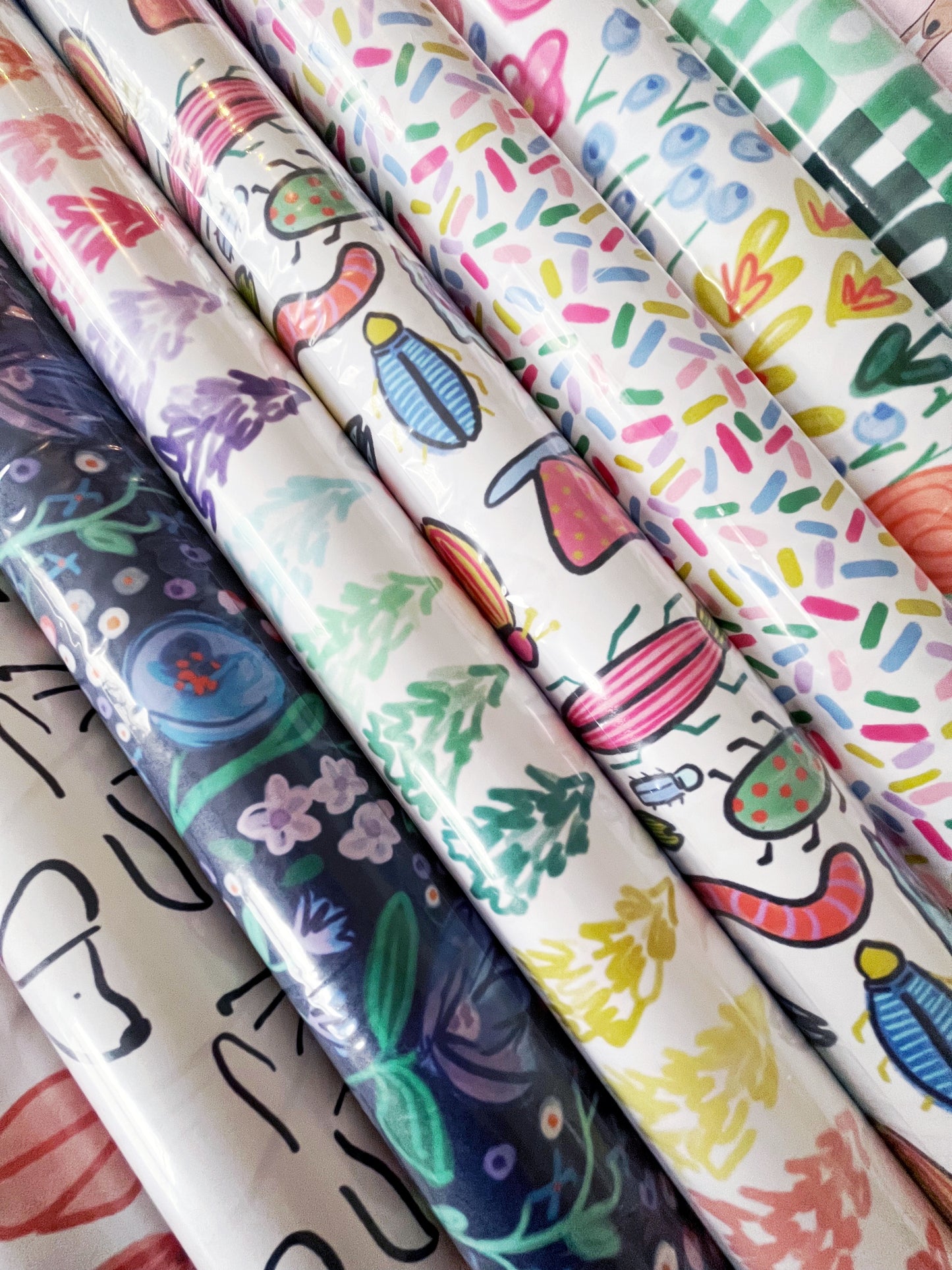 Creepy Bugs Wrapping Paper