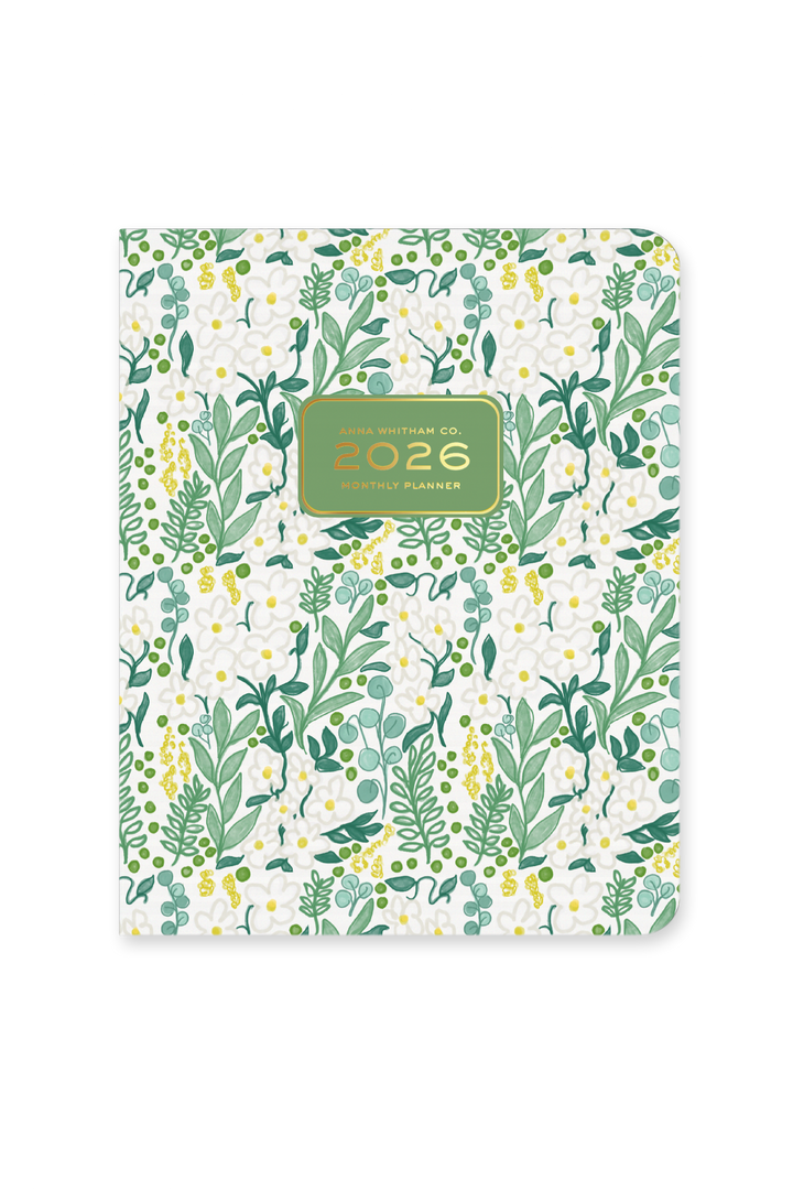 Jardin Floral 2026 Monthly Planner