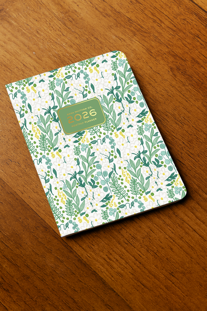 Jardin Floral 2026 Monthly Planner
