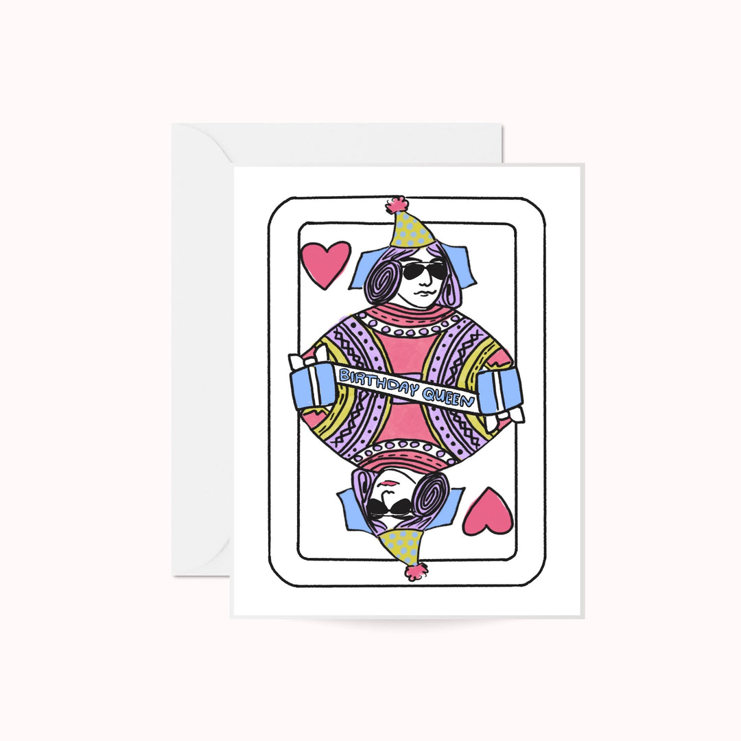 Birthday Queen Greeting Card