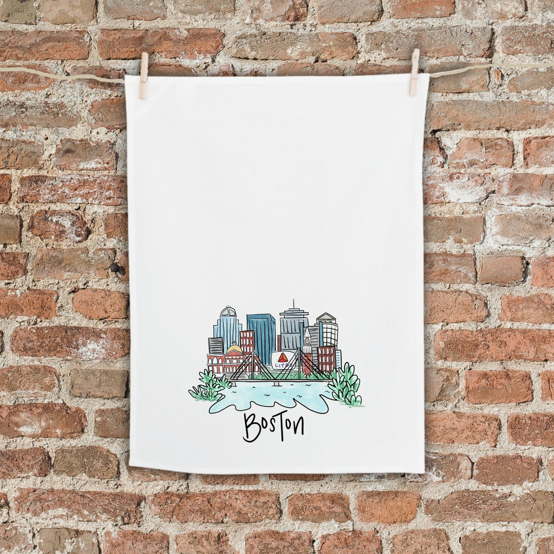 Boston Tea Towel