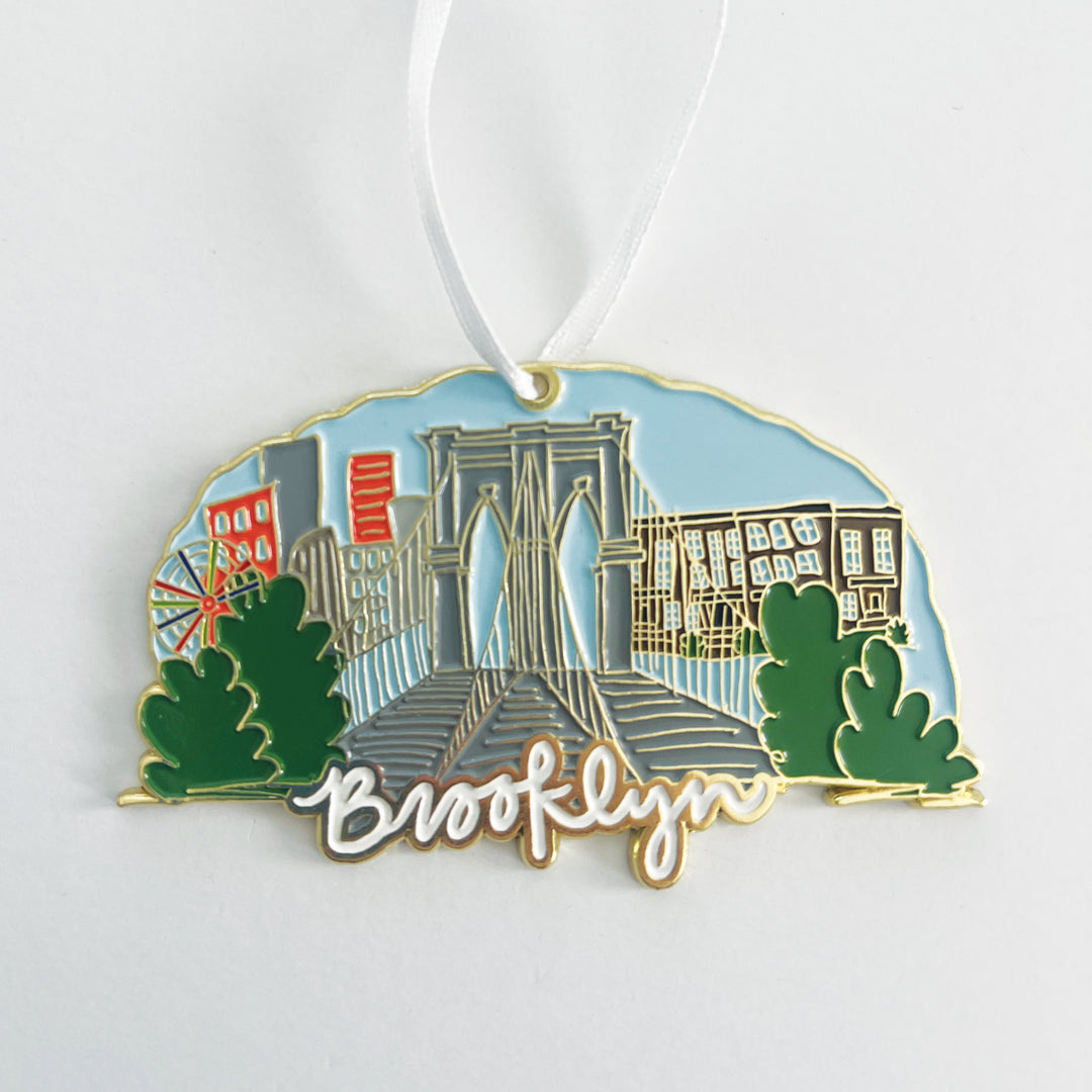 Brooklyn Ornament | Holiday Ornament | Cityscape Ornament |