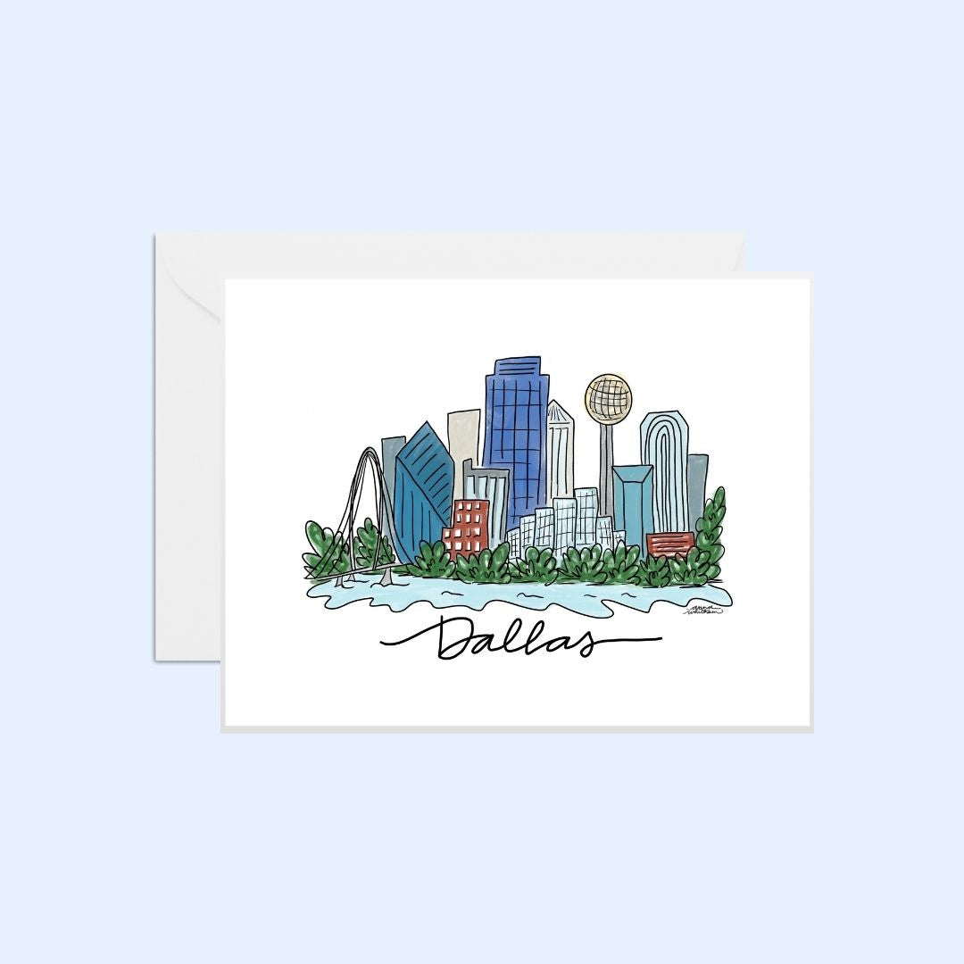 Dallas Greeting Card | Dallas Ft. Worth Card | Texas |