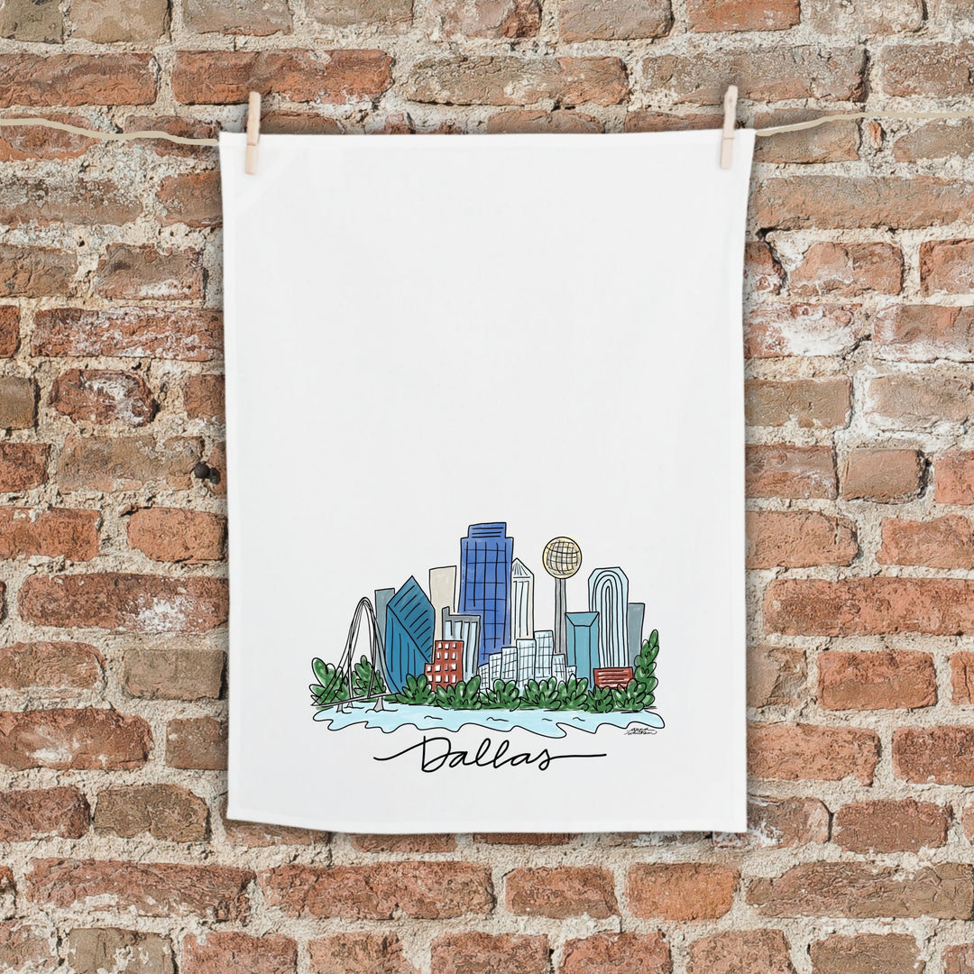 Dallas Tea Towel