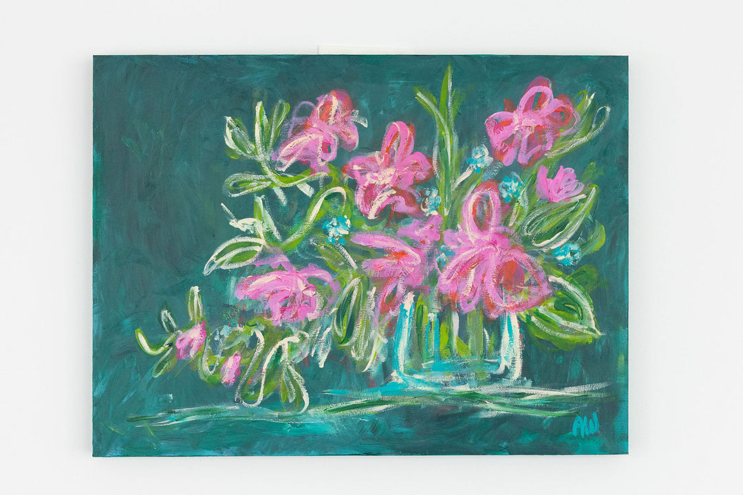 Onward with Lilies - 18 x 24