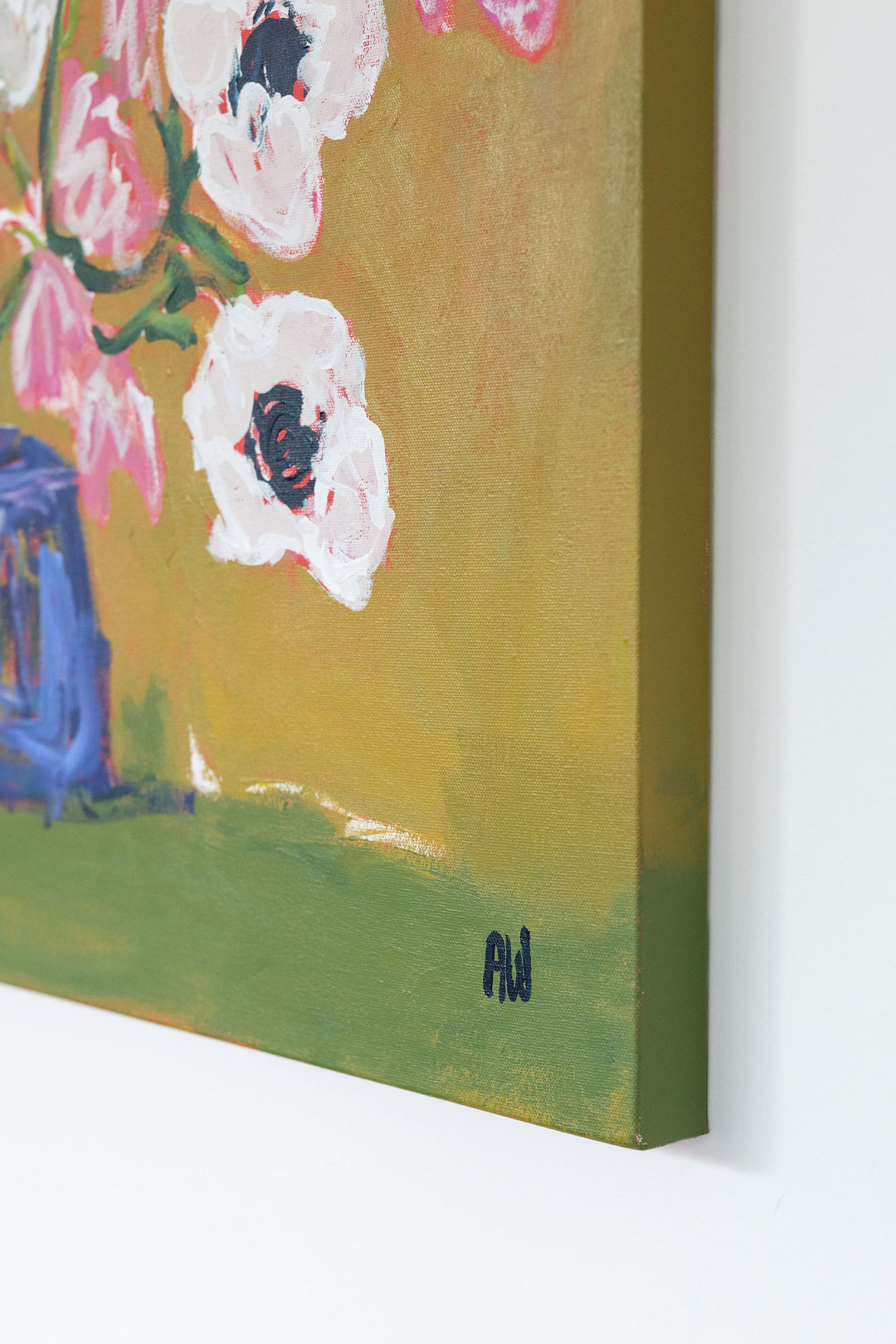 Waiting with Anemones  - 30 x 40