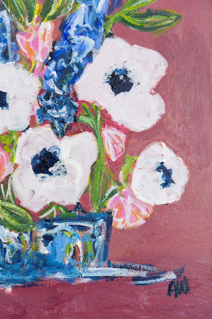 Anemones from Downtown  - 16 x 20