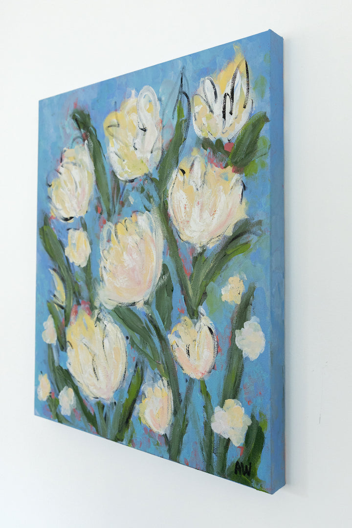 Sidewalk Tulips - 20 x 24
