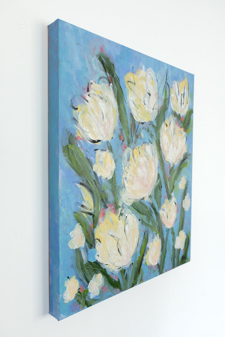Sidewalk Tulips - 20 x 24