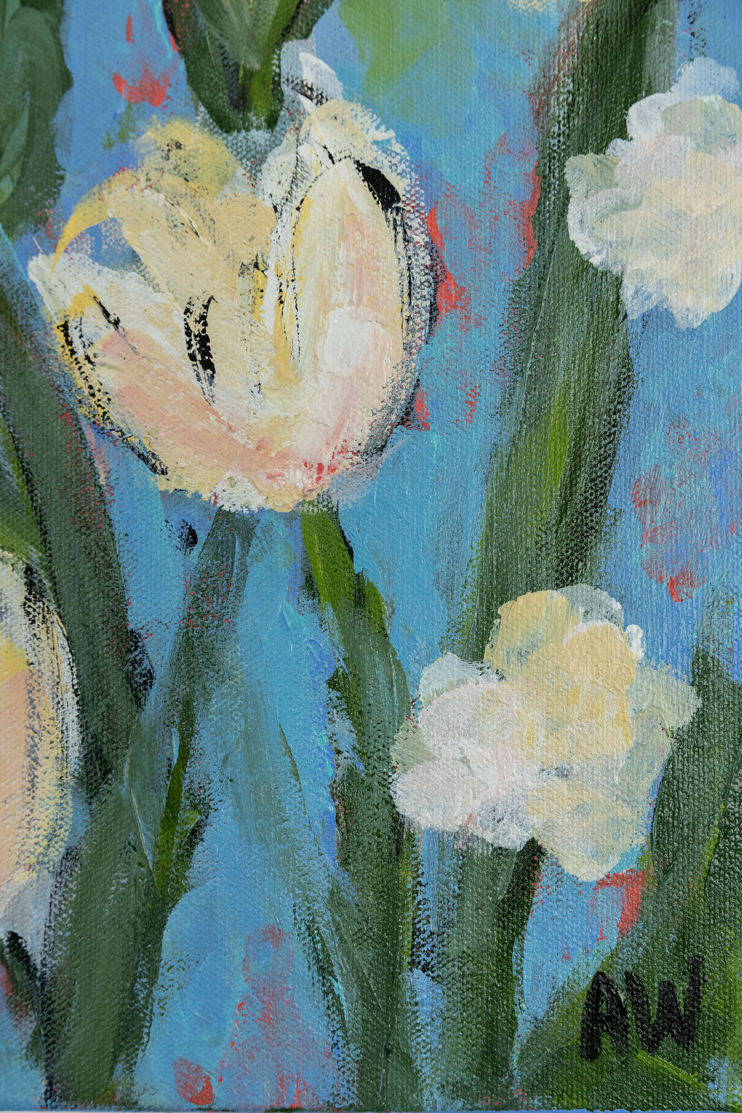 Sidewalk Tulips - 20 x 24
