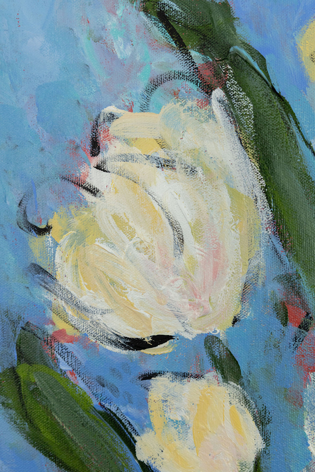 Sidewalk Tulips - 20 x 24