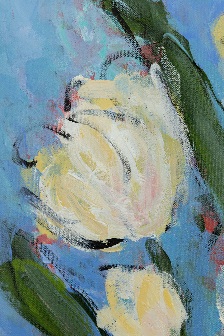 Sidewalk Tulips - 20 x 24