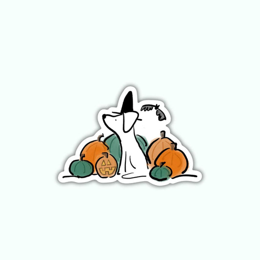 Halloween Dog Sticker