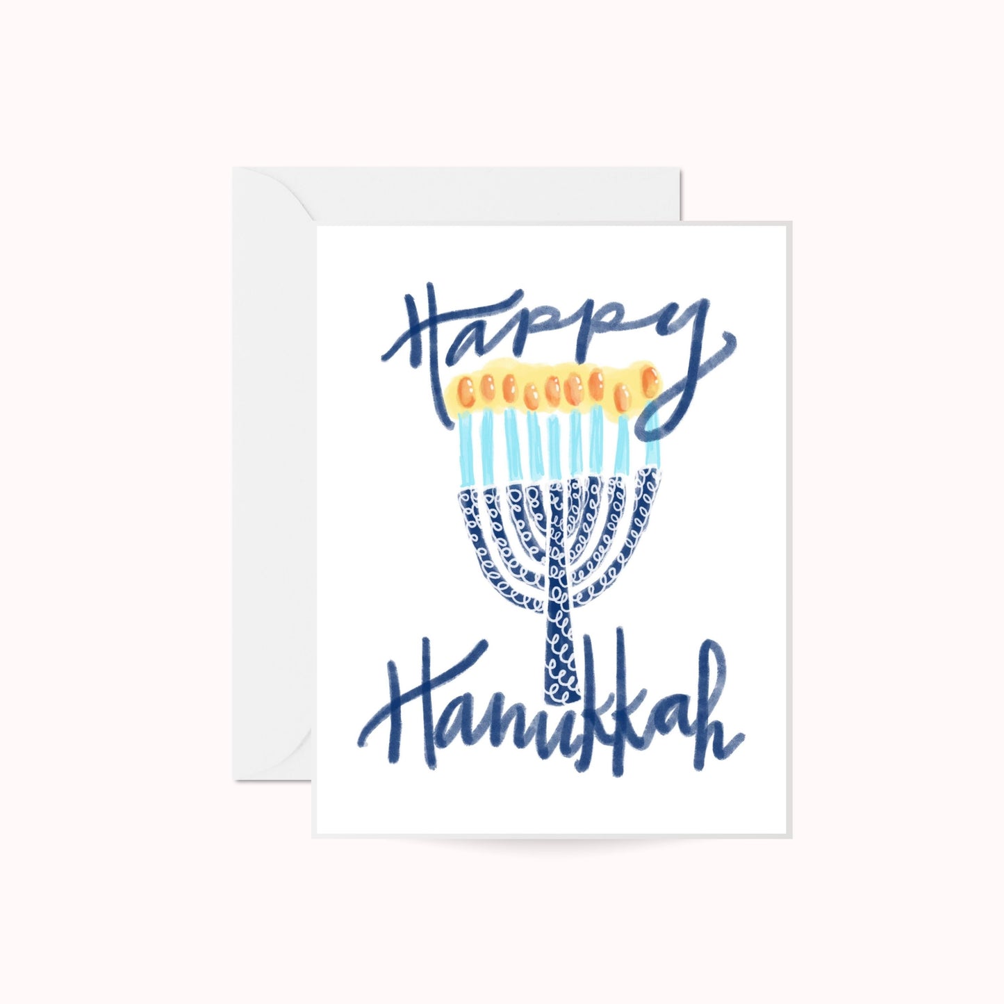Happy Hanukkah Greeting Card