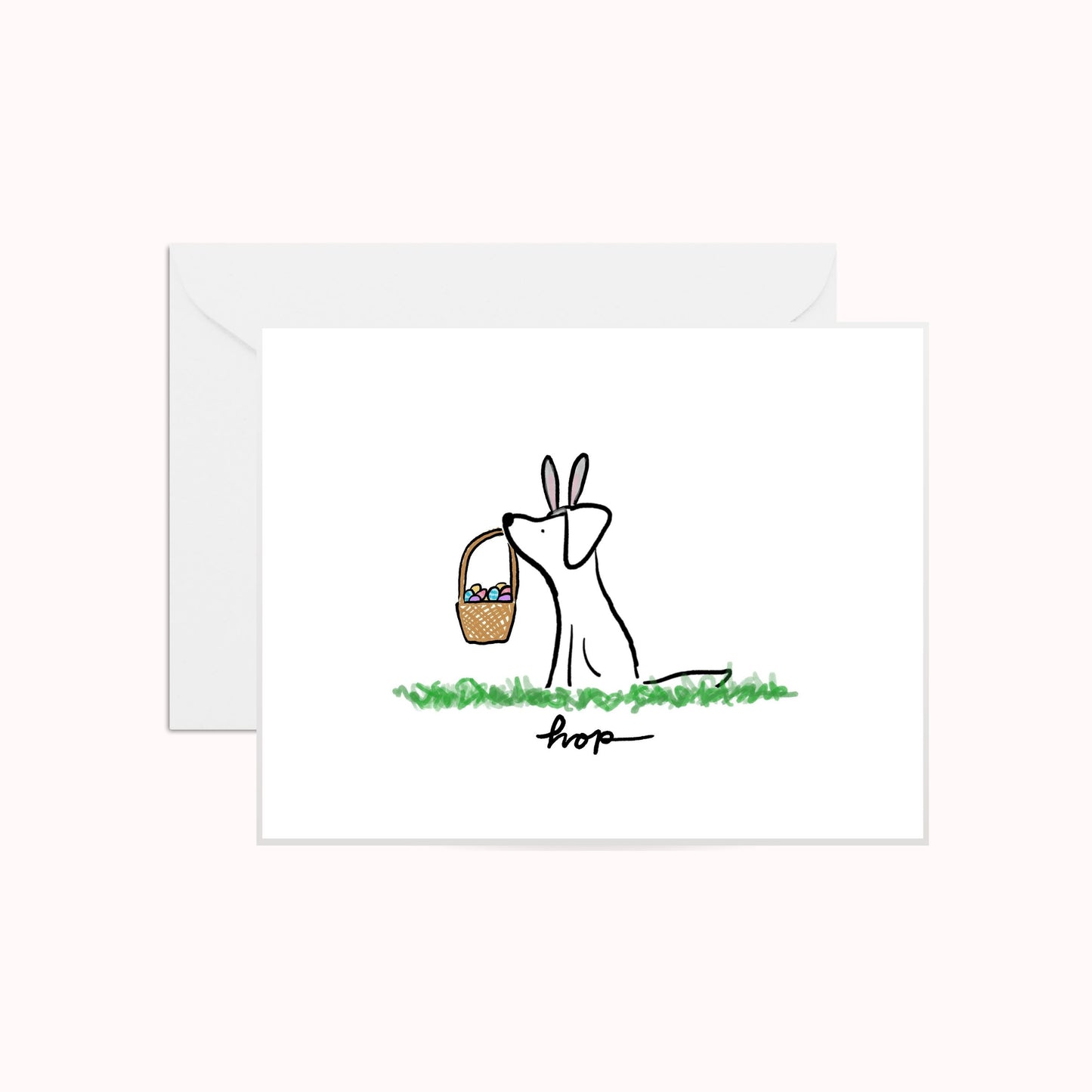 Hop Dog Greeting Card