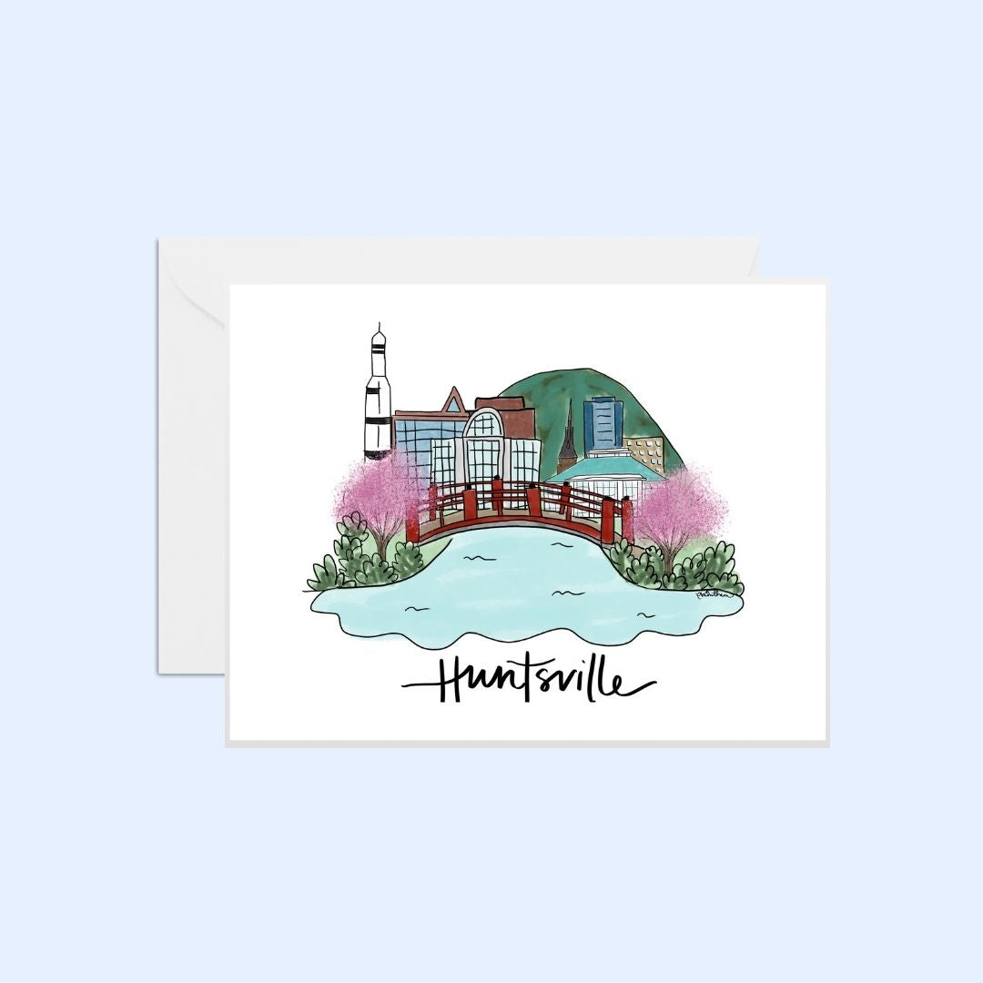 Huntsville Greeting Card | Huntsville Skyline | Alabama |
