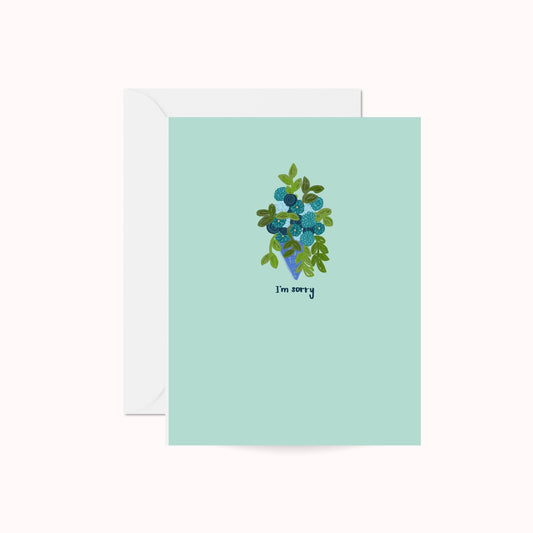 I'm Sorry Bouquet Greeting Card