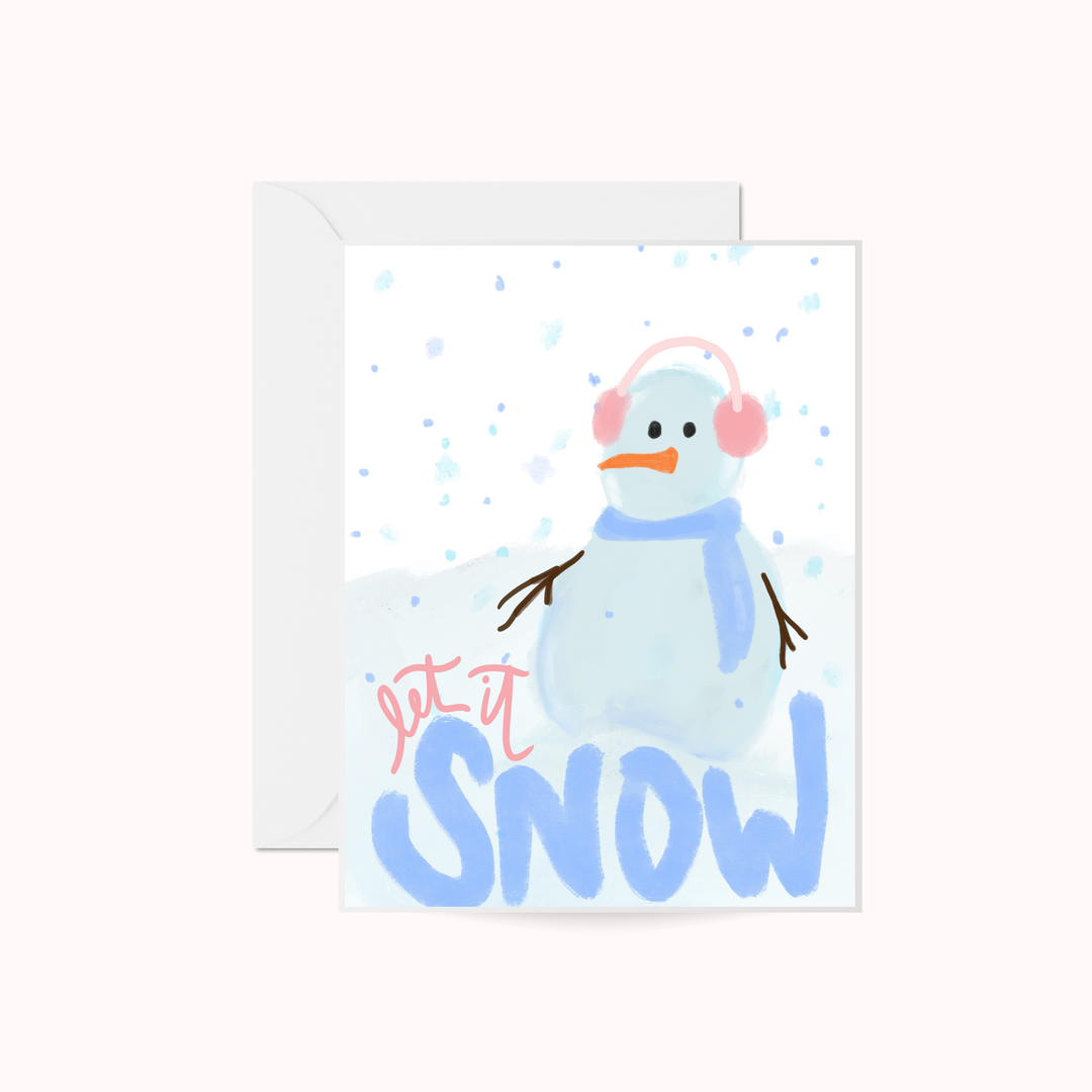 Let It Snow Holiday Card