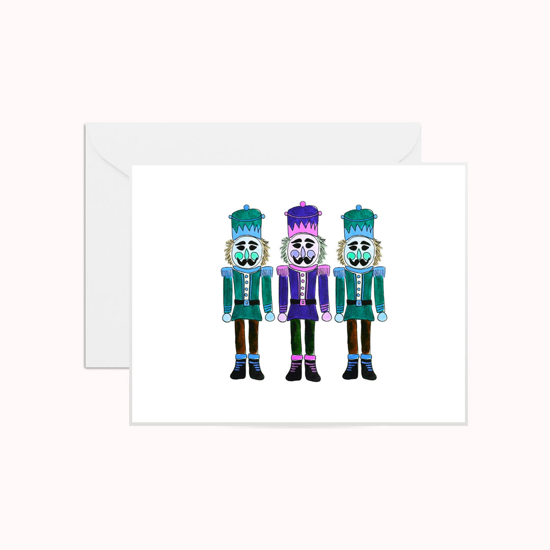 Modern Nutcracker Greeting Card