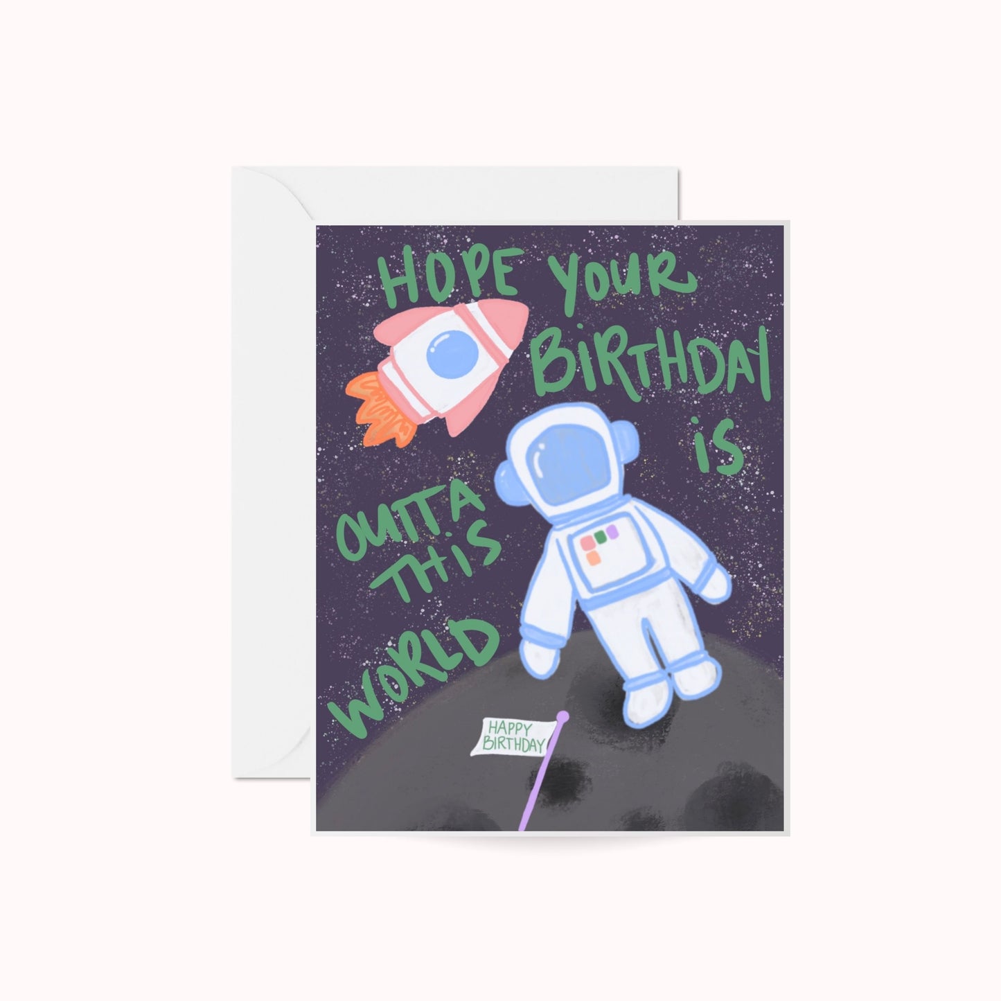 Out of This World Birthday Greeting Card