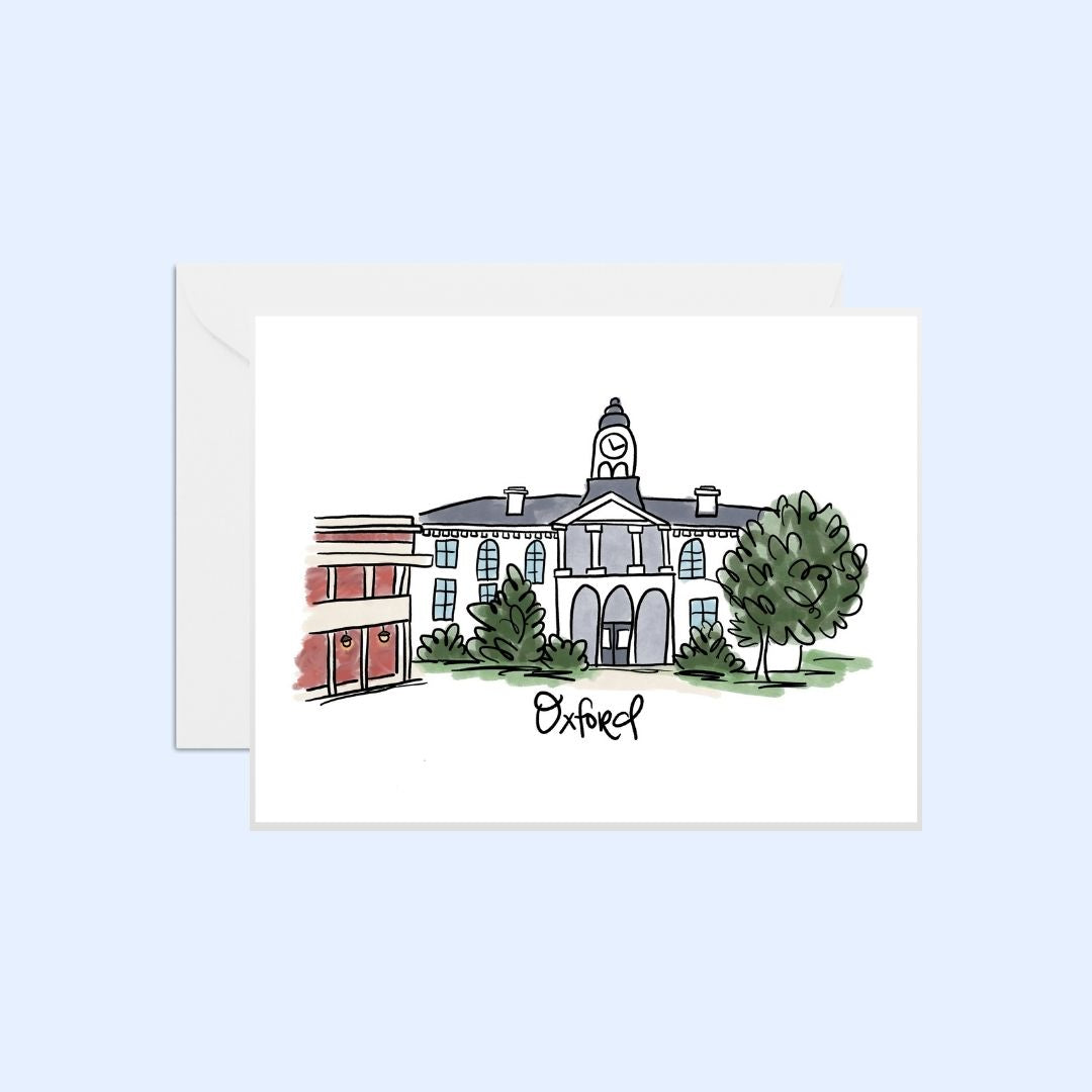 Oxford Mississippi Greeting Card