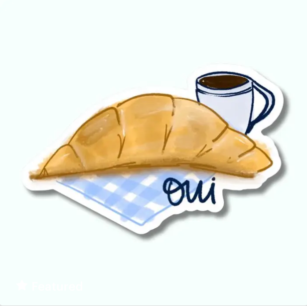 Oui Sticker