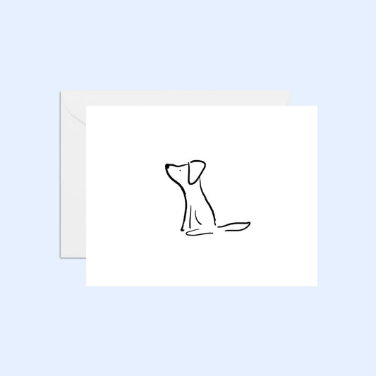 Simple Dog Notecards