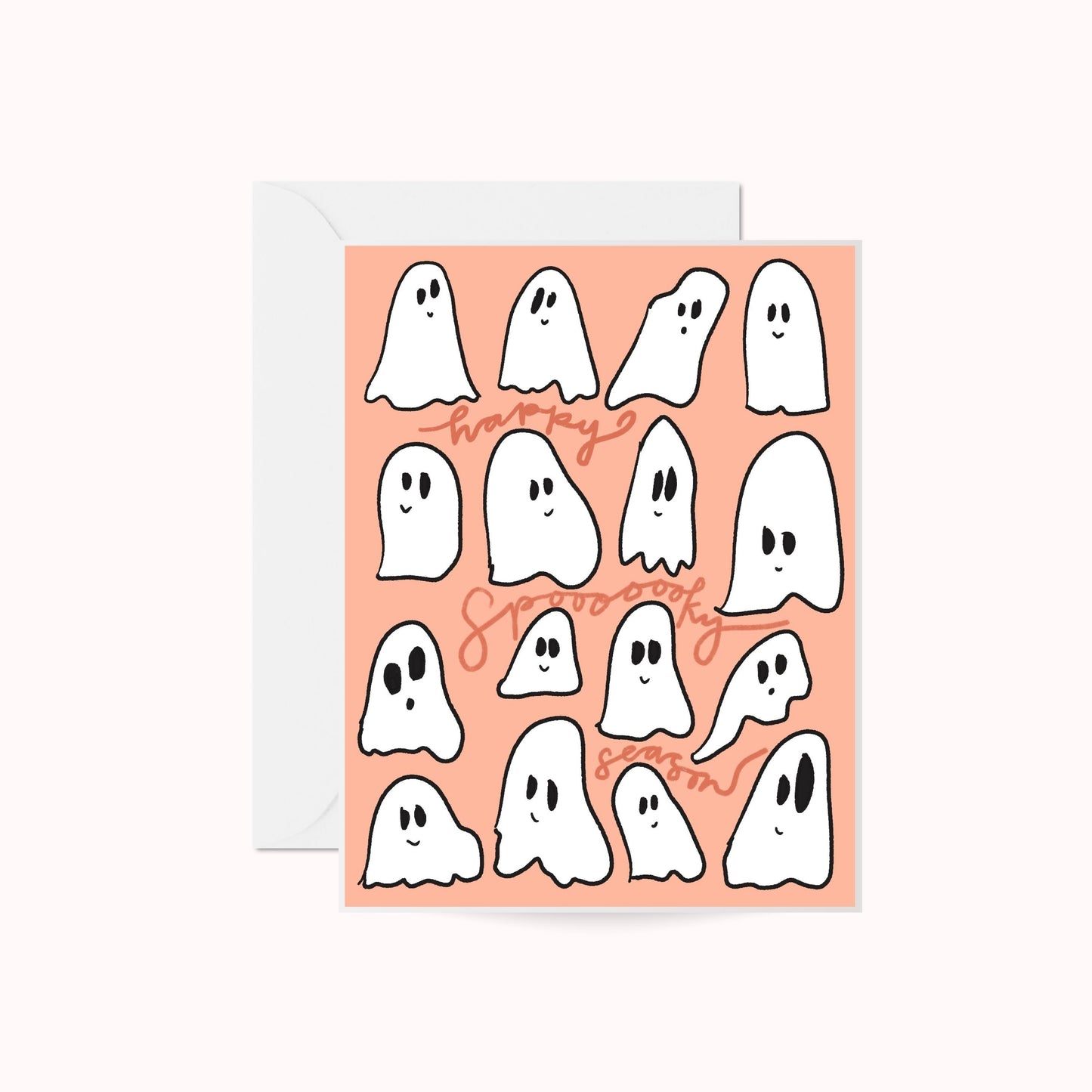Spooky Ghosts Greeting Card