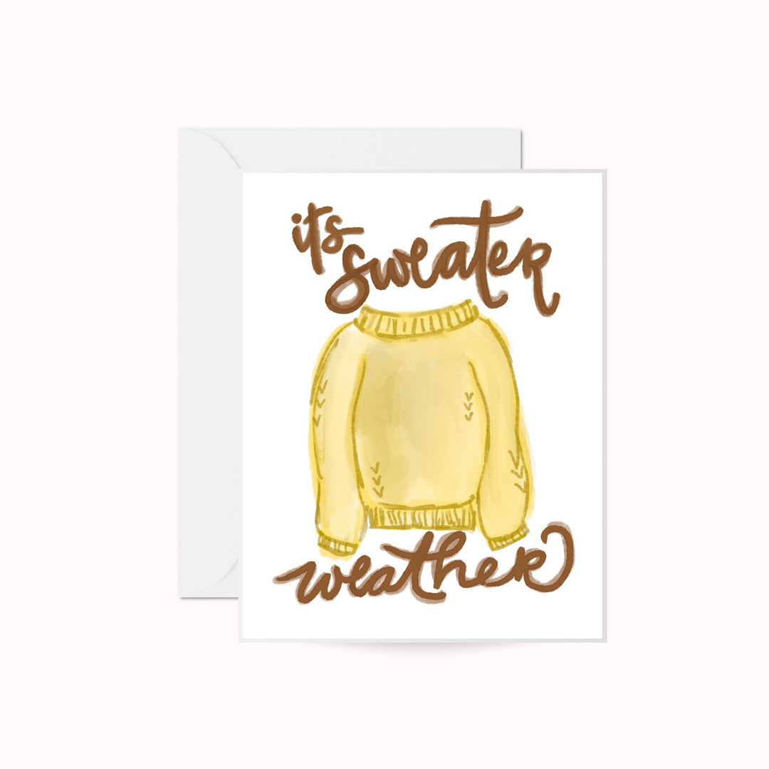 Sweater Weather Greeting Card